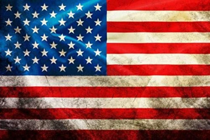 SHFICDJ 5D DIY Round Beads Diamond Painting for Adults American Flag Full Diamond Painting Picture Rhinestones by Number Kits for Room Home Wall Decor (11.8x17.7inch/30x45CM) - Image 1
